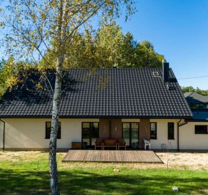 Blachodachówka na domu jednorodzinnym